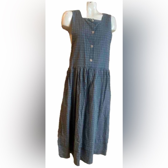 Hearts & Homespun Plaid Vintage Dress/Jumper - Picture 5 of 12